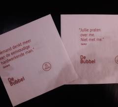 Nynke schuift aan bij het pop-updiner