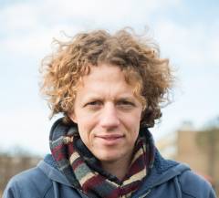Vergeet-me-niet bij de stadstuinen